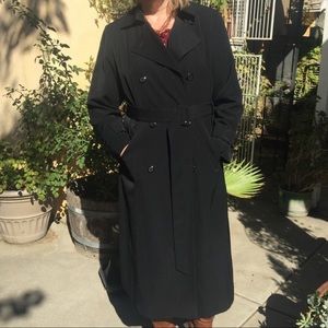 Jacqueline Ferrar  black trench coat